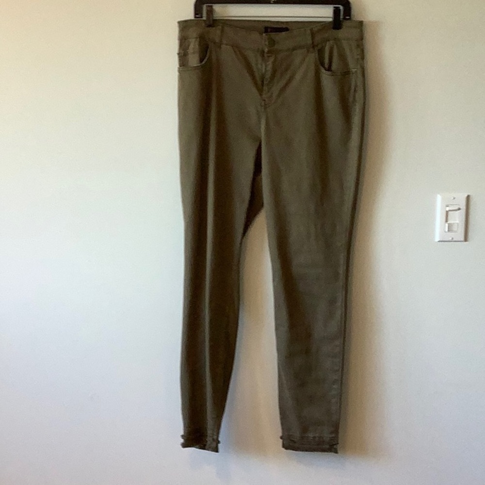 Renuar Olive Skinny Trousers/Jeans - Size 12 - FTSS